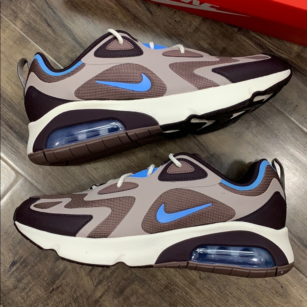 NIKE AIR MAX 200 plum eclipse/university blue Men’ - Picture 5 of 16